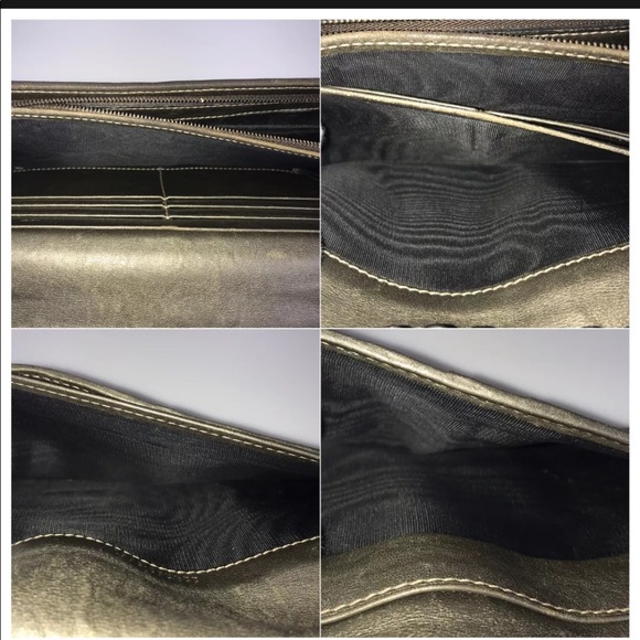 ❌SOLD❌ Gucci Dark Gray Wallet With Chain Strap! - Picture 9 of 13